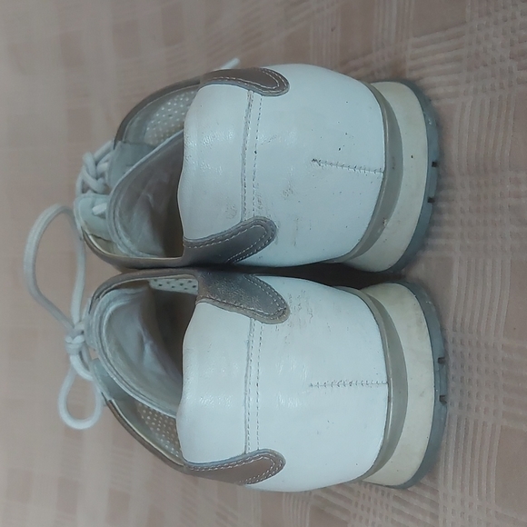 PRADA white mesh with silver leather oxfords, EU 37.5 (7.5-8) RARE - Picture 8 of 11